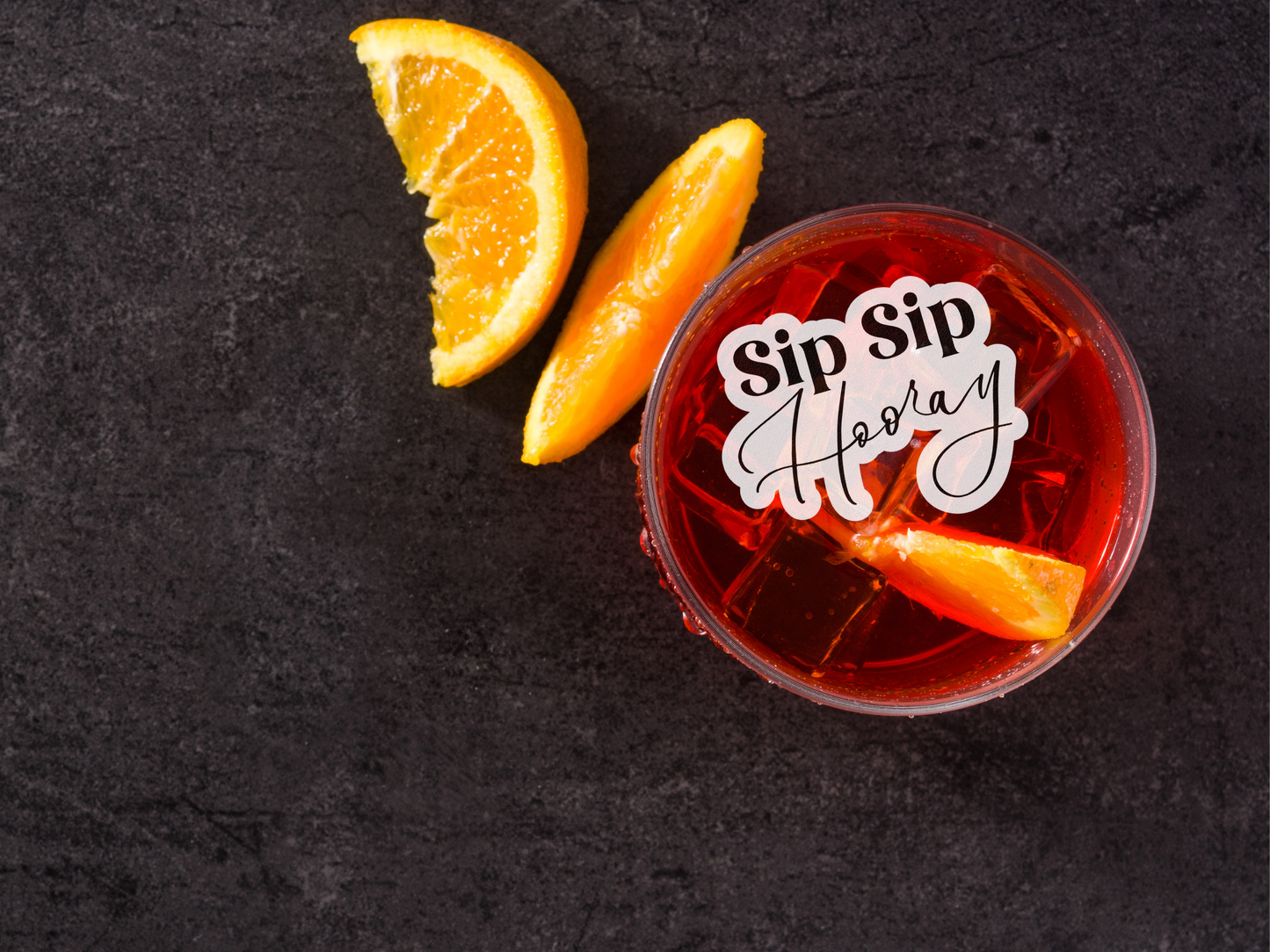 New Year's Cocktail Toppers - Sip Sip Hooray