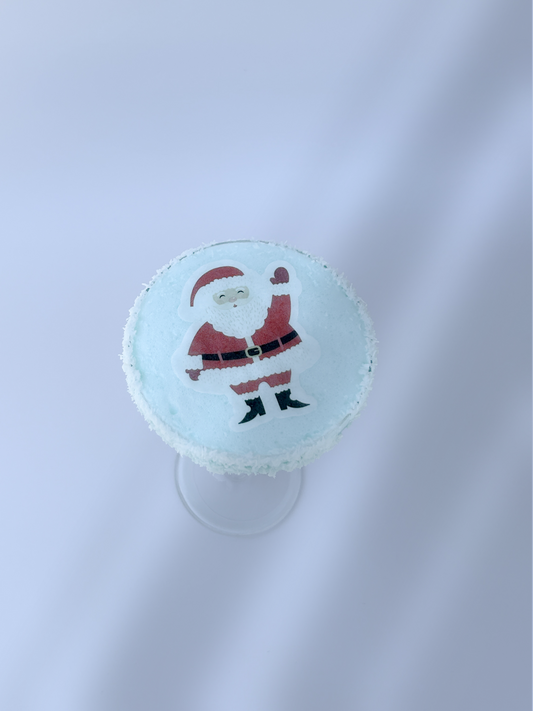 Christmas Cocktail Toppers - Santa